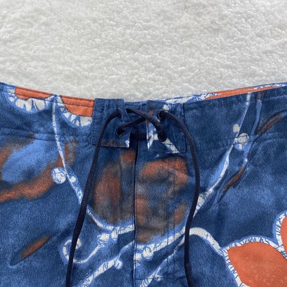 Nautica Board Shorts Men's 36 Multicolor Floral Preppy Tropical Swim Trucks - Picture 5 of 16